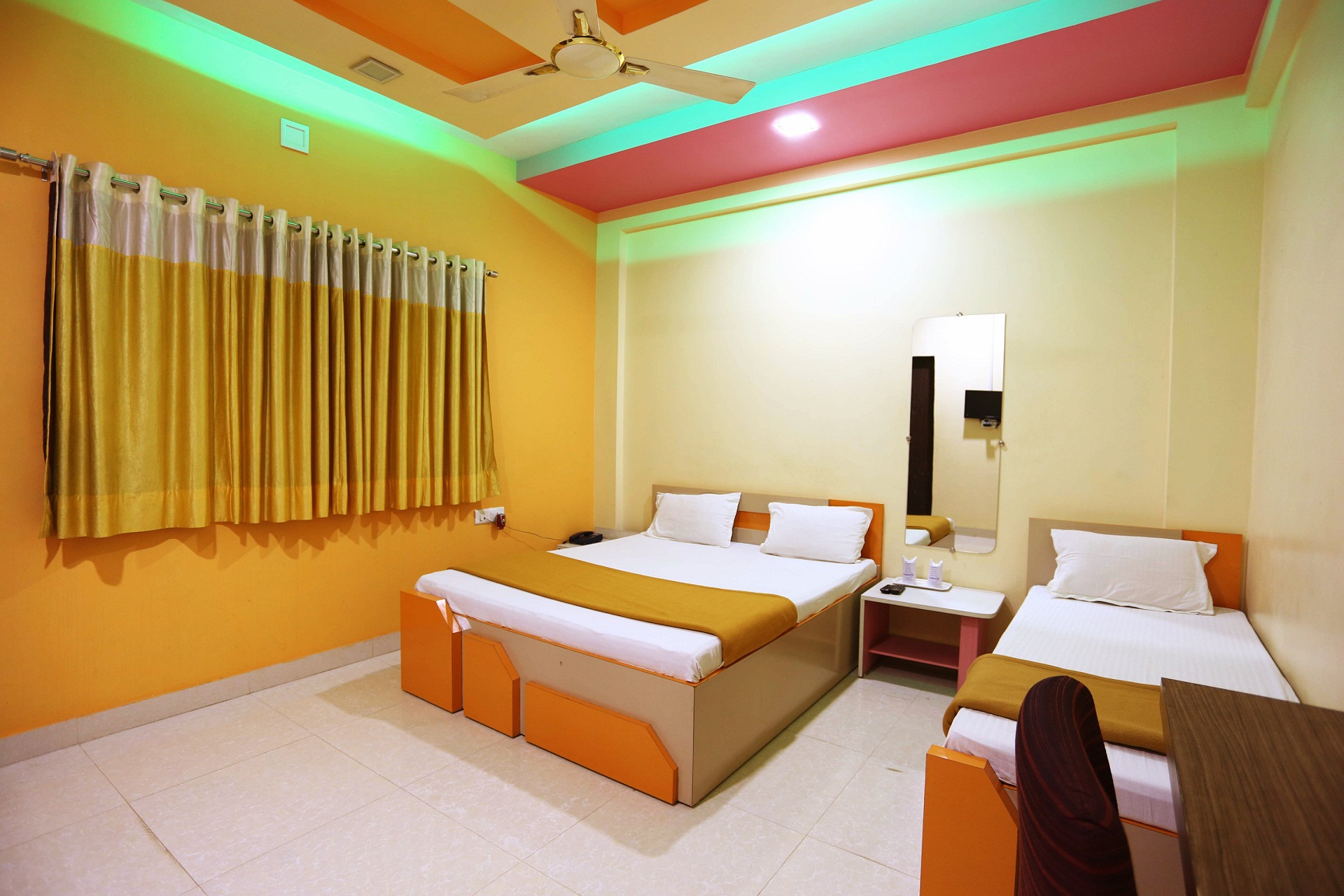 Hotel Somnath Sagar - Superior Three Bedded NON AC Room